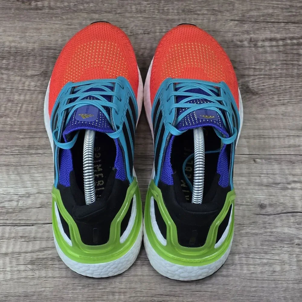 Adidas Ultraboost 20 What The Solar Men's Sz 7 Women's Sz 8 Orange Blue Sneakers